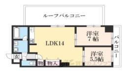 ハイムフロイデン一乗寺間取り図面