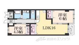 カストルム洛北間取り図面