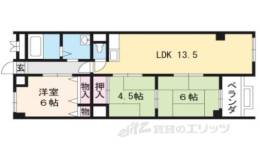 カストルム洛北間取り図面
