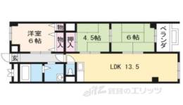 カストルム洛北間取り図面