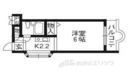 ａｃａｄｅｍｉａ　ＫＩＴＡＧＥＮ間取り図面