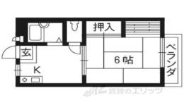 サンシティ新田辺Ｃ間取り図面