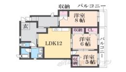 フラット８間取り図面