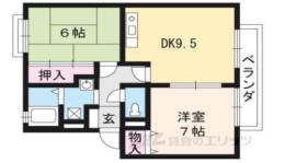 上桂サンシティＢ棟間取り図面