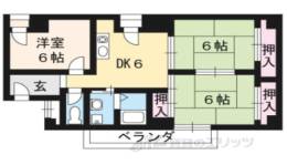 WINGS北山間取り図面