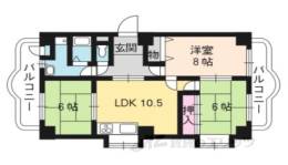 シャンポール圭山間取り図面