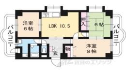 シャンポール圭山間取り図面
