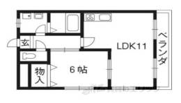 ハイツ中川間取り図面