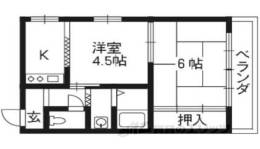 パルデンス長岡京間取り図面