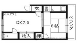 コーポサンミドロ間取り図面