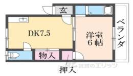 コーポサンミドロ間取り図面