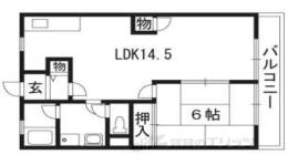 ウエストヒルパート２間取り図面