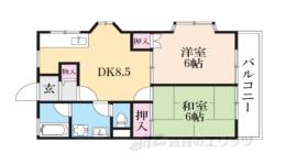 ウエストヒルパート２間取り図面