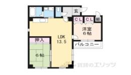 ランブラス南長岡京間取り図面
