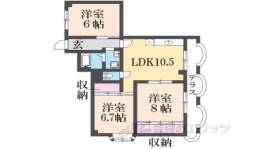 ハイツ長岡京間取り図面