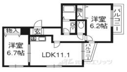 グレースコート山崎間取り図面