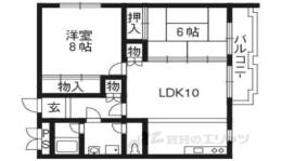 パラドール宮前橋間取り図面