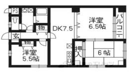 グレースヒル幸間取り図面