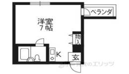HAMASO京都今出川間取り図面