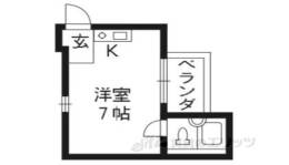 HAMASO京都今出川間取り図面
