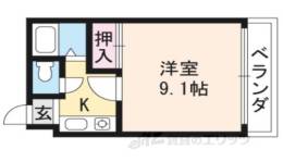 コスモハイツ今出川間取り図面