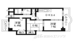 デルニエ向日町間取り図面