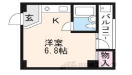 鞍馬口西間取り図面