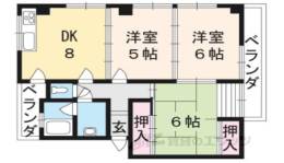 北白川コーポラス間取り図面