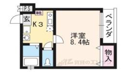シエル北白川間取り図面