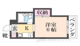 北白川ガーデンパレス間取り図面