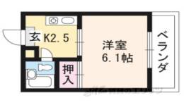 シャン北白川間取り図面