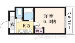 ハイポジション銀閣寺間取り図面
