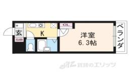 ハイポジション銀閣寺間取り図面