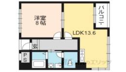 京福修学院第２マンション間取り図面