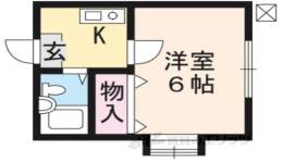 レオパレス大津間取り図面