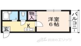 レオパレス大津間取り図面