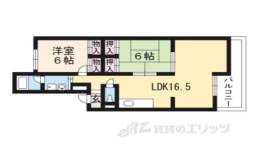 シャトレ月輪　間取り図面