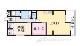シャトレ月輪　間取り図面