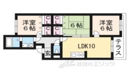 シャトレ月輪　間取り図面