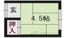 林荘男子アパート間取り図面