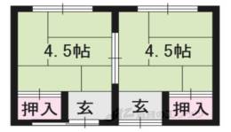 林荘男子アパート間取り図面