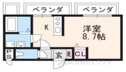 ブドワール北山間取り図面