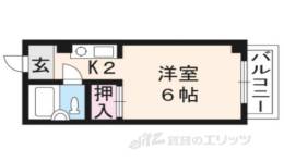 コージーハイツ百万遍間取り図面