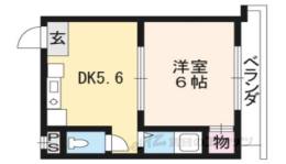 シェモア百万遍間取り図面