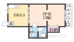 ＮＩＳＨＩＫＩマンション２間取り図面