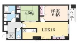 レヴィア北白川（CASA MIA北白川）間取り図面
