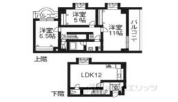 レヴィア北白川（CASA MIA北白川）間取り図面