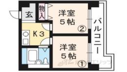 アメニティー京都二番館間取り図面