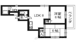 ヴィラ・ツインクルタカダビル間取り図面