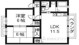 サンビレッジ大北山Ｃ棟間取り図面